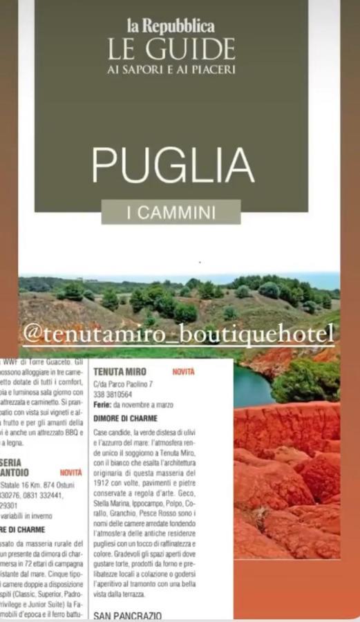 Tenuta Miro Ostuni Eksteriør billede